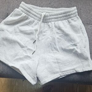 Abercrombie & Fitch Light Gray Athletic Shorts